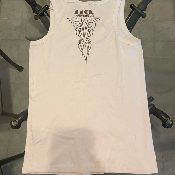 Harley-Davidson Cream Tank Top with Winged Logo - Picture 2 of 5
